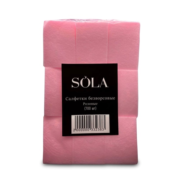 Solalove Салфетки безворсовые, розовые, 700 шт купить