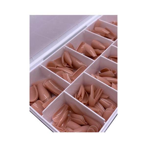 Solalove Мягкие гелевые типсы Nude, Балерина, 552 шт купить