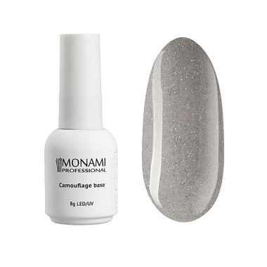 Monami Базовое покрытие для гель-лака Base Aurora, Gray, 8 гр купить