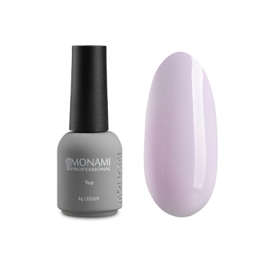 Monami Камуфлирующий топ для гель лака Super Shine Top Sunrise, Violet, 8 мл купить
