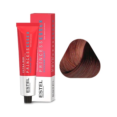 Estel Professional Крем-краска Princess Essex Extra Red, 77.45 русый медно-красный, 60 мл купить