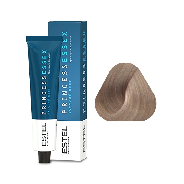 Estel Professional Крем-краска Princess Essex, 10.76 светлый блондин коричнево-фиолетовый/снежный лотос, 60 мл купить