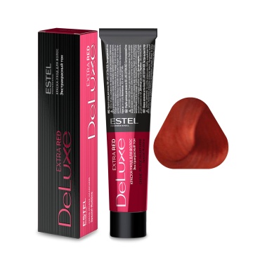 Estel Professional Краска-уход De Luxe Extra Red, 88.55 светло-русый красный интенсивный, 60 мл купить