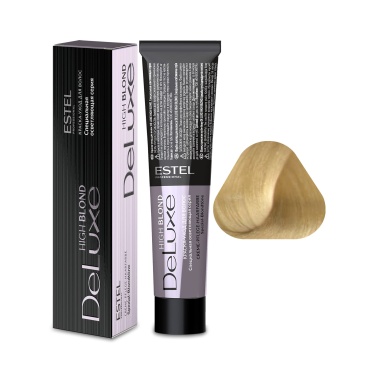 Estel Professional Краска-уход De Luxe High Blond, 100 натуральный блондин ультра, 60 мл купить