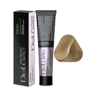 Estel Professional Краска-уход De Luxe High Blond, 117 пепельно-коричневый блондин ультра, 60 мл купить