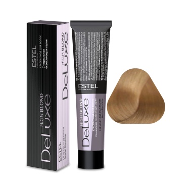 Estel Professional Краска-уход De Luxe High Blond, 171 коричнево-пепельный блондин ультра, 60 мл купить