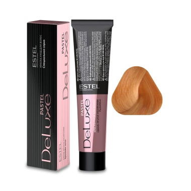 Estel Professional Краска-уход De Luxe Pastel, 004 персик, 60 мл купить