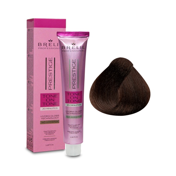 Brelil Professional Краска для волос Colorianne Prestige, 6/18 темный блонд шокоайс, 100 мл купить