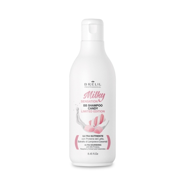 Brelil Professional Шампунь BB Milky Sensation BB Shampoo Gourmand Candy, 250 мл купить