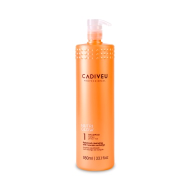 Cadiveu Professional Шампунь стабилизирующий 8-кратное сияние 12 масел Nutri Glow Nourishing Shampoo, 980 мл купить