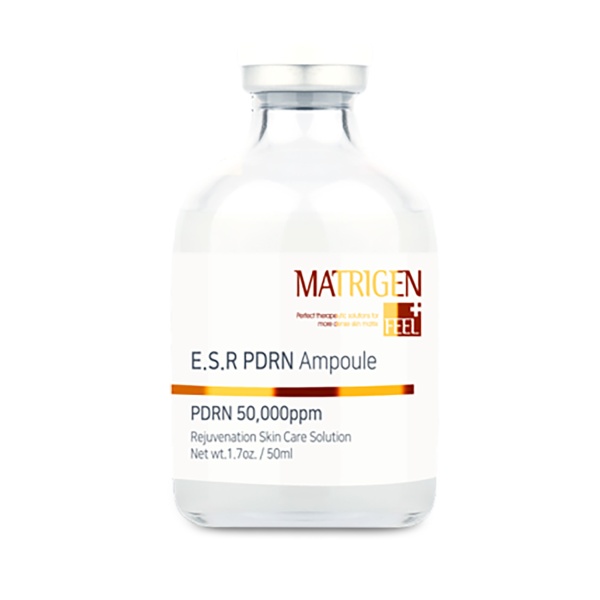 Matrigen Ампульная сыворотка омолаживающая и осветляющая E.S.R PDRN Ampoule, для мезотерапии кожи лица руками аппаратом, 50 мл купить