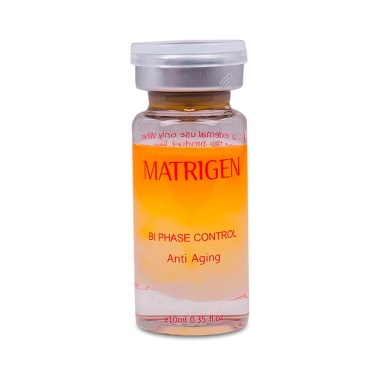 Matrigen Двухфазная антивозрастная ампульная сыворотка для мезотерапии лица руками аппаратом Bi Phase Control Anti Aging Ampoule, 10 мл купить
