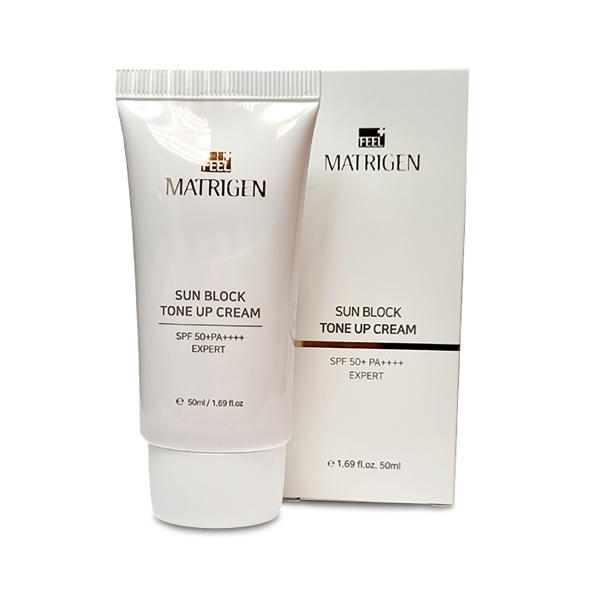 Matrigen Завершающий крем для лица с высокой SPF 50+ защитой Sun Block Tone Up Cream, 50 мл купить