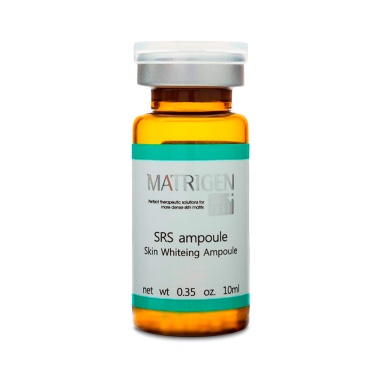 Matrigen Отбеливающая ампульная сыворотка для мезотерапии лица руками аппаратом SRS Whitening, 10 мл купить