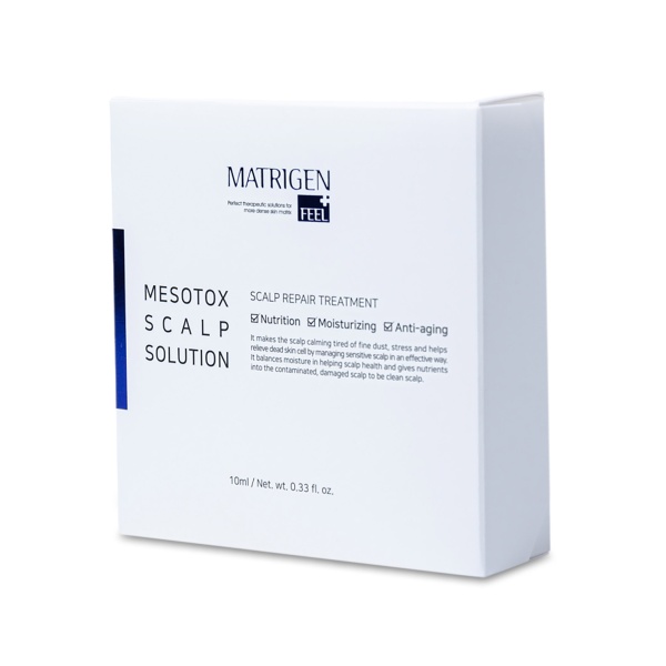 Matrigen Сыворотка для роста и против выпадения волос Mesotox Scalp Solution, для мезотерапии кожи головы руками аппаратом, 10 мл купить