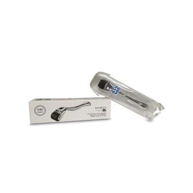 Matrigen Серебряный мезороллер Meso Roller Silver Derma Roller, 540 игл длиной 0.5 мм купить