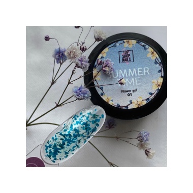 TopShopNails Гель с сухоцветами Summer Time, 5 мл купить