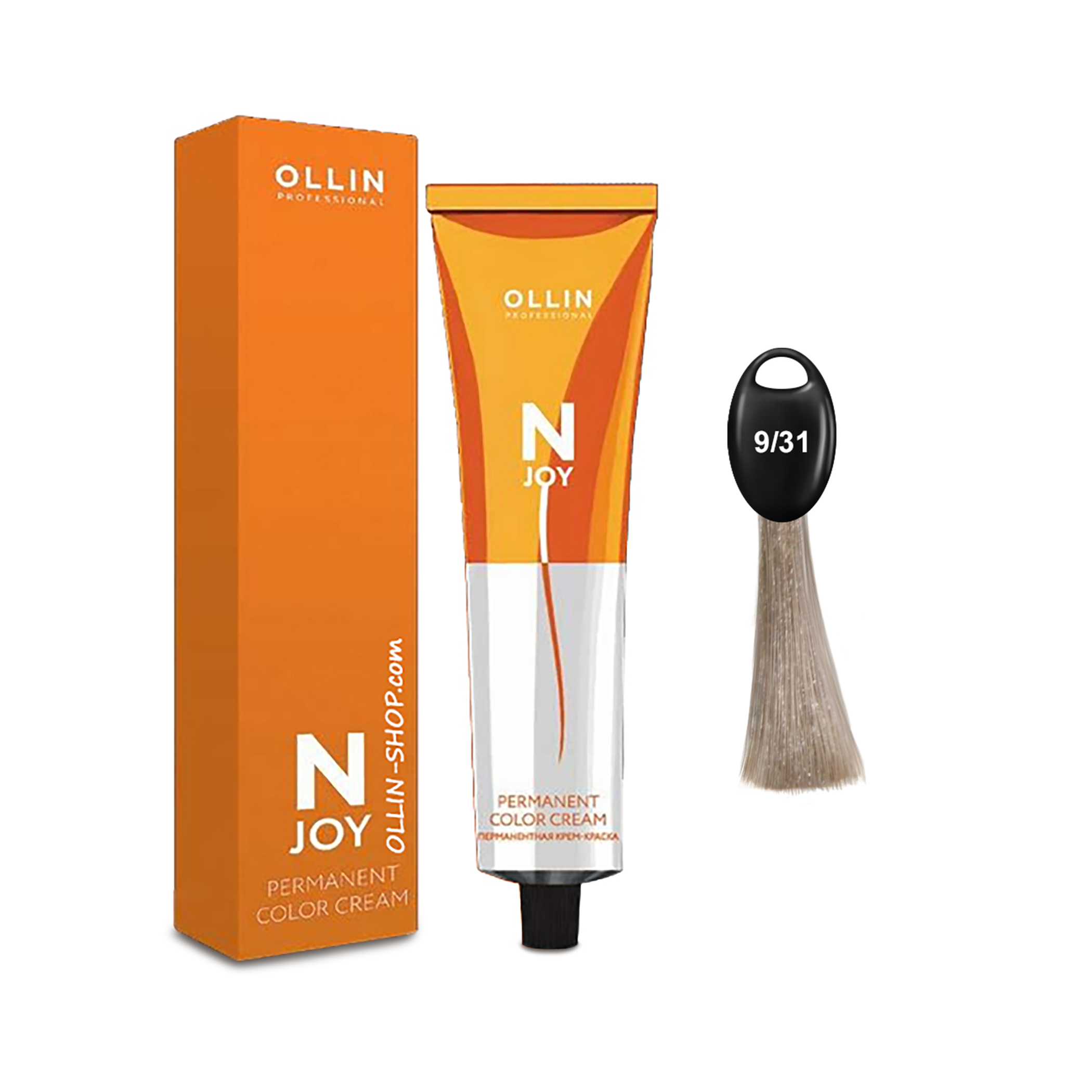 Ollin Professional Перманентная крем-краска для волос N-Joy, 9/31 ...